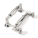 khtumeware 5 Pack 3 Inch(76mm) Polished Nickel Cabinet Pulls Heavy Duty Solid Cabinet Handles Kitchen Cabinet Hardware for Cupbo