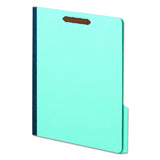Globe Weis Pendaflex Pressboard Fastener Folders, Letter Size, Light Blue, 2 Expansion, 1/3 Cut, 25/BX (61542)