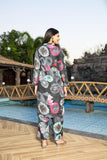 Anni Designer Women'S Rayon Blend Short Length Printed Co-Ord Set (Kareena Black Co Ord_Xxl_Black_Xx-Large),Black,2XL,,,