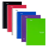 Five Star Spiral Notebook, 2 Subject, College Ruled Paper, 100 sheets, 91/2 x 6, Color Selected For You, 1 Count (06180)