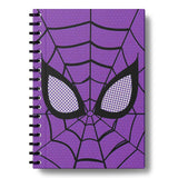 Zenithink Purple Aesthetic Wiro Journal Notebook | 80 Gsm Paper With 350Gsm Hard Cover | Ruled | Pages 160 | A5 Size | Wiro Bi