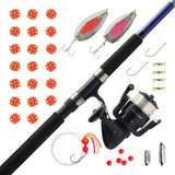 Shakespeare Catch More Fish Spinning Reel and Fishing Rod Combo with Kit