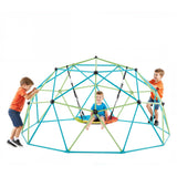 VEVOR Climbing Dome, 10FT Geometric Dome Climber with Saucer Swing, 1000LBS Loading Kids Jungle Gym Playground, Easy-Assembly O
