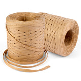 BEVTEE Raffia Ribbon, 2 Rolls 436 Yards Raffia Yarn, Natural Raffia Paper Twine String for Gift Wrapping Christmas Crafts DIY De