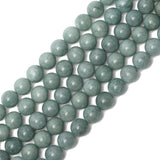 8mm Burmese Jade Natural Stone Beads Round Loose Beads for Jewelry Making Yochus DIY Beads Bracelet Necklace