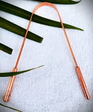 Apophis 2 Pcs Premium Copper Tongue Cleaner For Kids & Adults | Ayurvedic Tongue Scraper For Bad Breath (With Handle)