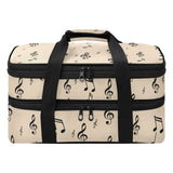 Eraedgza Music Notes Insulated Casserole Carrier for Hot Cold Dish