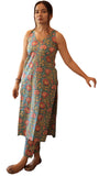 Gosriki Women'S Cotton Blend Straight Printed Kurta With Pant (Hathiram Green-Gs_S_Green_Small),Green,,B0DXKY41ND