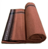 Prakasam Cotton Mens Single (1.28 X 2.00 Mtrs) Colour Thalapathi Border Dhoti/Fine Quality Single Dhoti (Kavi)