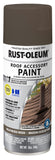 RustOleum 285217 Roofing Accessory Coating Spray, 12 oz, Weathered Wood