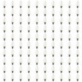 Meconard C9 Led Replacement Christmas Light Bulbs, 100 Pack C9 Shatterproof Plastic Led Bulbs for Christmas Outdoor String Light