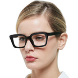 MARE AZZURO Reading Glasses Womens Stylish Reader Durable Eyewear 0 1.0 1.25 1.5 1.75 2.0 2.25 2.5 2.75 3.0 3.5 4.0 5.0 6.0 (Bla