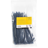 Startech CBMZT4BK 4 Cable Nylon Plastic Zip Tie, Black Small Pack of 1000