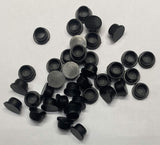 dexierp Black Protection Force Plug for 1/4 7mm Hole (Pack of 25) 5/16-18 UNC 5/16-24 UNF M8 Thread Nut Cover Seal LDPE Plastic