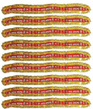 Achleshwar Navratri Mata Chunri Pack Of 9 | Dupatta & Headband Set For Kanya Bhoj | Jai Mata Di Printed Festival Chunri | Red |