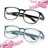 SQIMZAR 2 PCS Safety Glasses Goggles For Women Nurses Protective Eyewear,Anti Fog Safety Goggles
