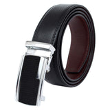 Zacharias MenS Pu Leather 35 Mm Reversible Belt Sl07 (Black_5Xl) (Pack Of 1)