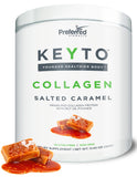 Keto Collagen Protein Powder with MCT Oil - Keto and Paleo Friendly Pure Grass Fed Pasture Raised Hydrolyzed Collagen Peptides K