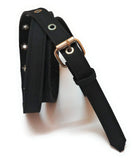 WomenS Dark Mature Denim Belt (Did008, Black, Free Size)