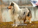 2025 2026 Collie Calendar - Dog Breed Monthly Wall Calendar - 12 x 18 Open - Thick No-Bleed Paper - Giftable - Academic Teacher'