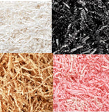 Scoofer 400 Grams 4 Colors Soft & Thin Crinkle Cut Paper Shred Filler Great For Gift Wrapping, Basket Filling, Birthdays,