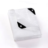 GUARD SHIELD Clear White Tarp Heavy Duty 20x30 Feet Waterproof for Greenhouse Outdoor Garden Poly Cover UV Resistant 3x3 Weave 1