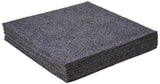 Nexus Self Adhesive 12-Inch Carpet Floor Tiles, 12 Tiles - 12 x 12, Smoke Grey - Peel & Stick, DIY Flooring for Kitchen, Dining