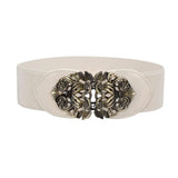 Redhorns Elastic Fabric Waist Belt For Women Dresses Floral Design Stretchy Ladies Belt For Saree Girls Jeans Free Size (Ld19J
