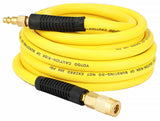 YOTOO Hybrid Air Hose 3/8-Inch by 25-Feet 300 PSI Heavy Duty, Lightweight, Kink Resistant, All-Weather Flexibility with 1/4-Inch