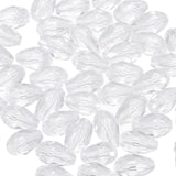PATIKIL 8mm Faceted Glass Beads, 100 Pcs White Bicone Birthstone Bead Vertical Hole for DIY Crafting Bracelet Necklace Jewelry M