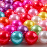 ANCADN 20mm Acrylic Beads 100pcs Color Pearl Bead Chunky Bubblegum Beads for DIY Jewelry Making (Pearl)