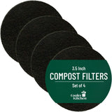 Charcoal Compost Bin Filters (4-Pack)