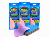 3 Pack 12Layer Tearable Sponges, MultiLayered PVA Microfiber Cleaning Pad Ultra Absorbent, Reusable, Easy to Separate Layers