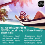 All good Zinc Butter Sunscreen - Travel Size, Zinc Oxide Face, Nose, Ears Sunscreen, UVAUVB Broad Spectrum SPF 50+ Water Resista