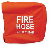 Fire Hose Cover, 25 in.L, 25 in.W, Red