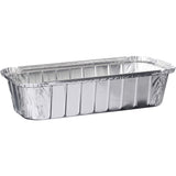 PLASTICPRO [3 Lb 25 Pack Disposable Loaf Pans Aluminum Tin Foil Meal Prep Bakeware - Cookware Perfect for Baking Cakes, Bread, M