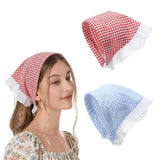 Embroidery 2Pcs Head Scarf Head Bandana For Women, Scarf For Women Stylish, Bandanas For Women With Soft Fabric For Daily Wear A