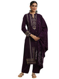 Libas Women'S Wool Blend Kurta Set (48802W_Maroon