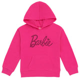 Barbie Little Girls Fleece Pullover Hoodie Pink 78