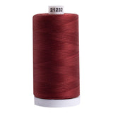 Connecting Threads 100% Cotton Thread - 1200 Yard Spool (Barn Red)
