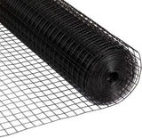 Fencer Wire 16 Gauge Black Vinyl Coated Welded Wire Mesh Size 1.5 inch by 1.5 inch (2 ft. x 50 ft.)