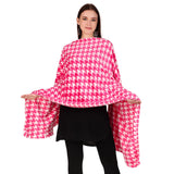 Bravezi Polycotton Womens Scarf And Stoles For Winter_Pink