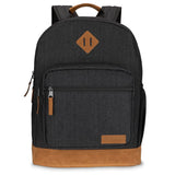 Wrangler Yellowstone Genuine Denim Sturdy Backpack for Travel Classic Logo Casual Daypack for Travel with Padded Laptop Notebook