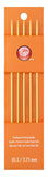 Boye 3236307002M Aluminum Double Pointed Knitting Needle Set, US Size 2, 7 L, 5pcs