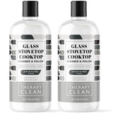 Therapy Glass Stove Top Cleaner 16 fl oz. (2 Pack) - Safe for Ceramic, Electric, Induction Stovetops