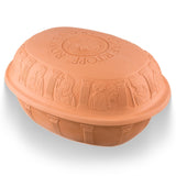 Romertopf Clay Roaster | Non-Stick Dutch Oven | Healthy Pot Cooking | Clay Baker | Versatile Cooking Vessel - 7.3 Quarts (7 Liters) For Up To 8 People-Like New