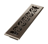 Decor Grates SPH212-NKL Floor Register, 2x12, Brushed Nickel Finish