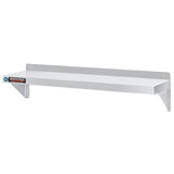 DuraSteel Stainless Steel Shelf - 48 Inch Wide x 14 Deep Commercial NSF Mounted Metal Wall Shelf Pantry Organizer Garage Storage