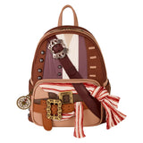Loungefly Disney Captain Jack Sparrow Pirates of the Caribbean Cosplay Double Strap Shoulder Bag Purse