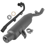 Caltric Exhaust Muffler with Exhaust Pipe and Gaskets Compatible with Honda TRX300EX Sportrax 300 1993-2008